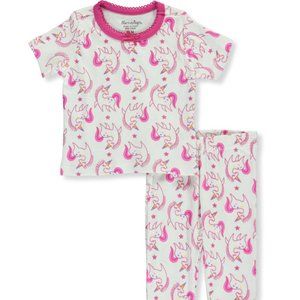 NEW Baby's Unicorn Hartstrings 2-piece pajama set